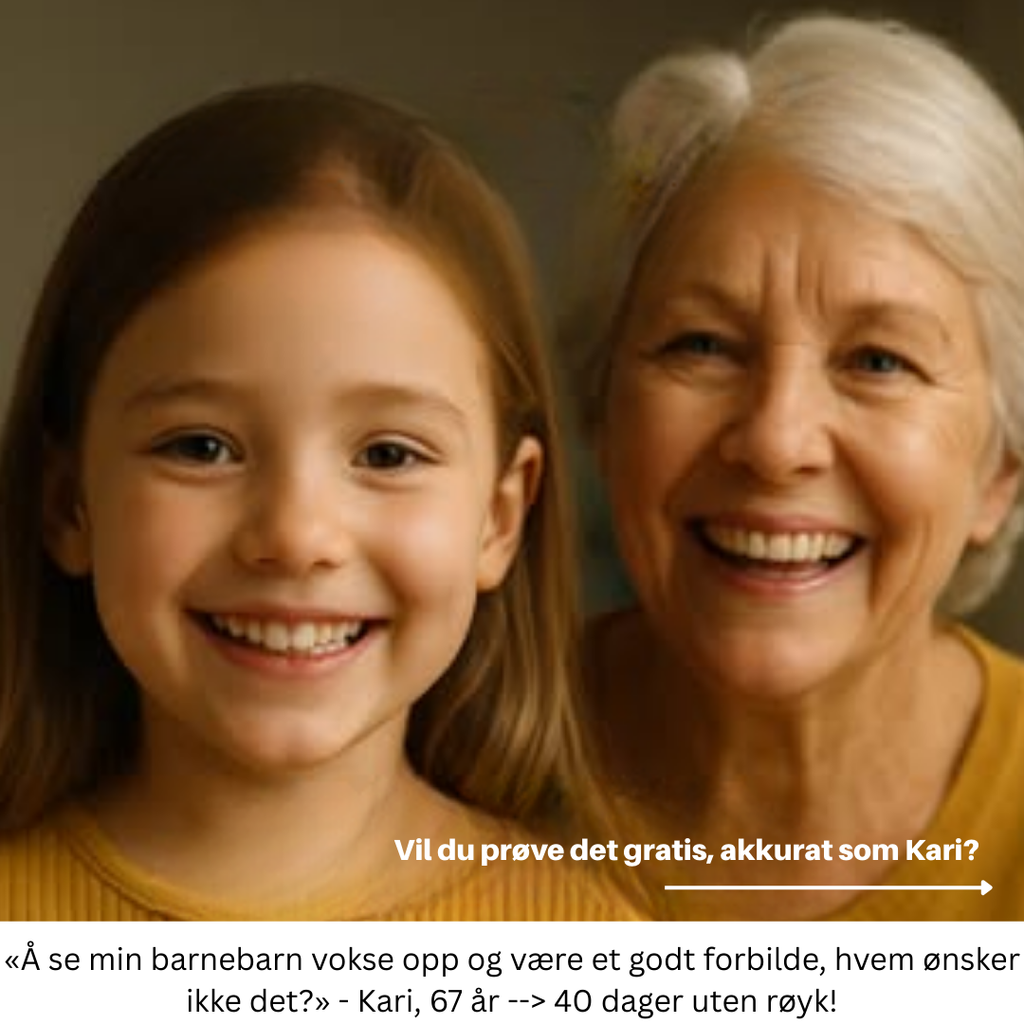 🚭 Kari's vei til et røykfritt liv, Hva er din grunn til å slutte i dag? 🚭